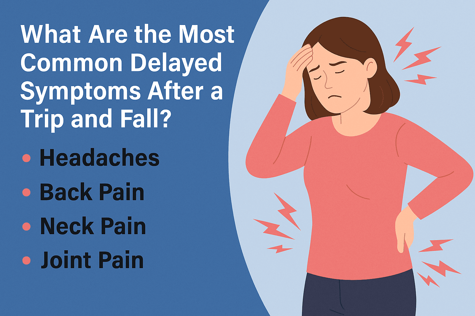What Are the Most Common Delayed Symptoms After a Trip and Fall?