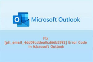 Fix pii email outlook